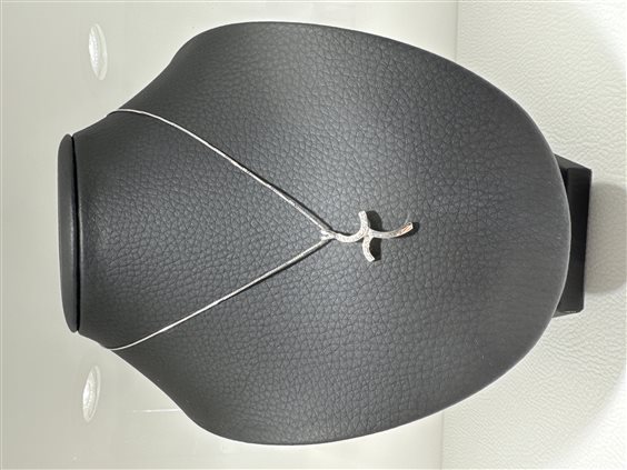 Necklace Roman Gioielli Woman in White Gold Diamante 0.17 Ct P1225 COD1 - P1225 COD1